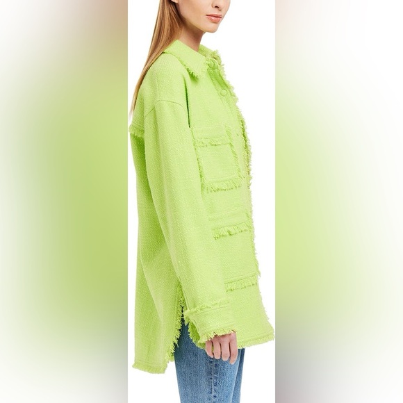 NWT APPARIS Callie Fringe Shacket - Picture 3 of 14